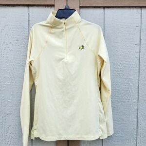 Magnolia Lane Tech Masters Golf Augusta Sport Long Sleeve 1/4 Zip Pullover Small